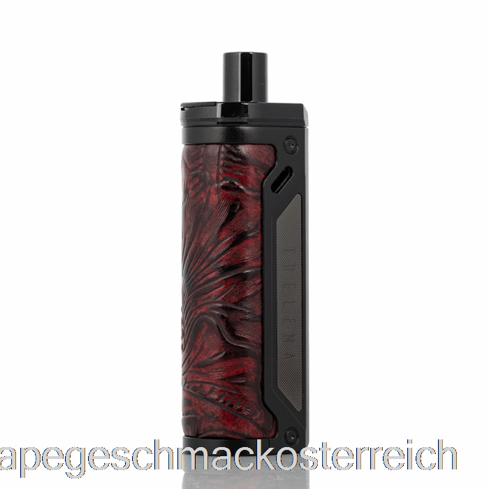 Lost Vape Thelema 80W Pod Mod Kit Schwarz / Ukiran Leder Vape Geschmack